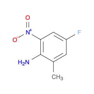 Benzenamine, 4-fluoro-2-methyl-6-nitro-