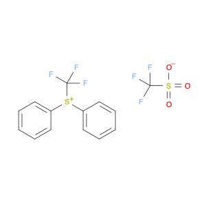 Sulfonium, diphenyl(trifluoromethyl)-, 1,1,1-trifluoromethanesulfonate (1:1)