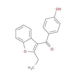 1477-19-6 Methanone, (2-ethyl-3-benzofuranyl)(4-hydroxyphenyl)-