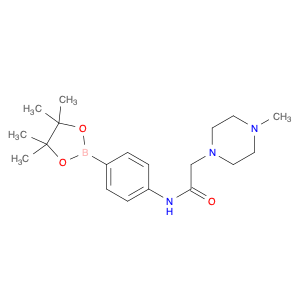 1480399-95-8 2-(4-methylpiperazin-1-yl)-N-(4-(4,4,5,5-tetramethyl-1,3,2-dioxaborolan-2-yl)phenyl)acetamide