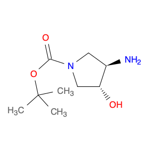 148214-90-8 1-Pyrrolidinecarboxylic acid, 3-amino-4-hydroxy-, 1,1-dimethylethyl ester, (3R,4R)-rel-