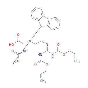 148893-34-9 L-Ornithine, N5-[bis[[(2-propenyloxy)carbonyl]amino]methylene]-N2-[(9H-fluoren-9-ylmethoxy)carbonyl]- (9CI)