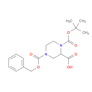 1-[(2-methylpropan-2-yl)oxycarbonyl]-4-phenylmethoxycarbonylpiperazine-2-carboxylic acid