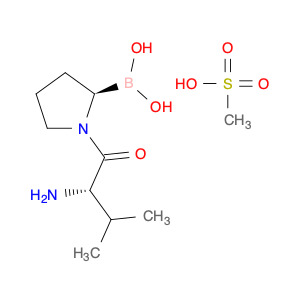 150080-09-4 [(2R)-1-[(2S)-2-Amino-3-methylbutanoyl]pyrrolidin-2-yl]boronic acid mesylate