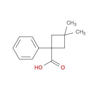 3,3-dimethyl-1-phenylcyclobutane-1-carboxylic acid