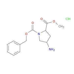 1515919-15-9 1,2-Pyrrolidinedicarboxylic acid, 4-amino-, 2-methyl 1-(phenylmethyl) ester, hydrochloride (1:1), (2S,4S)-