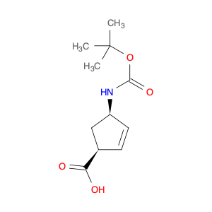 151907-79-8 (1S,4R)-4-((tert-Butoxycarbonyl)amino)cyclopent-2-enecarboxylic acid