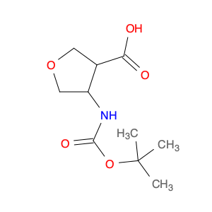 4-[(2-methylpropan-2-yl)oxycarbonylamino]oxolane-3-carboxylic acid