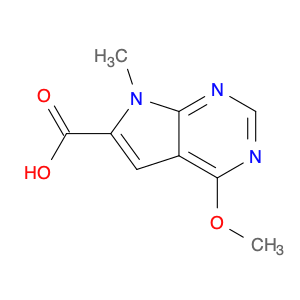 1523606-42-9 4-Methoxy-7-methyl-7H-pyrrolo[2,3-d]pyrimidine-6-carboxylic acid