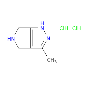 1523617-96-0 3-Methyl-1,4,5,6-tetrahydropyrrolo[3,4-c]pyrazole dihydrochloride