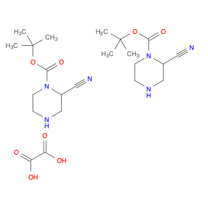 1523617-98-2 tert-Butyl 2-cyanopiperazine-1-carboxylate oxalate(2:1)