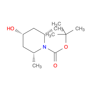 152491-54-8 tert-butyl (2R,4r,6S)-rel-4-hydroxy-2,6-dimethylpiperidine-1-carboxylate