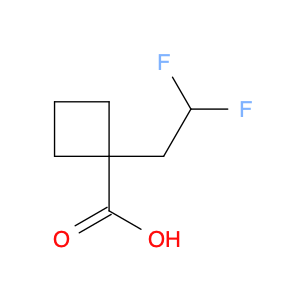 1529329-33-6 1-(2,2-DIFLUOROETHYL)CYCLOBUTANE-1-CARBOXYLIC ACID