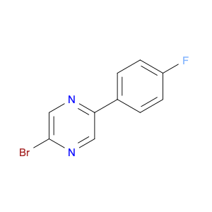 153295-35-3 2-bromo-5-(4-fluorophenyl)pyrazine