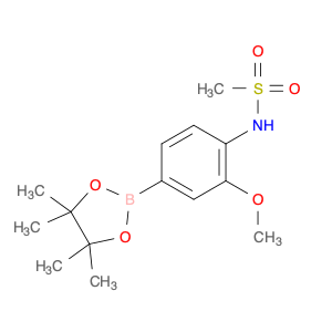 1534377-39-3 Methanesulfonamide, N-[2-methoxy-4-(4,4,5,5-tetramethyl-1,3,2-dioxaborolan-2-yl)phenyl]-