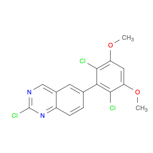 1538605-06-9 2-chloro-6-(2,6-dichloro-3,5-dimethoxyphenyl)quinazoline