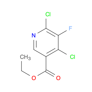 154012-17-6 Ethyl 4,6-dichloro-5-fluoropyridine-3-carboxylate, 2,4-Dichloro-5-(ethoxycarbonyl)-3-fluoropyridine