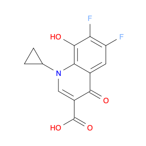 1-Cyclopropyl-6,7-difluoro-1,4-dihydro-8-hydroxy-4-oxo-3-quinolinecarboxylic Acid