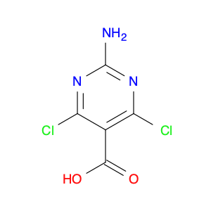 2-amino-4,6-dichloro-pyrimidine-5-carboxylic acid