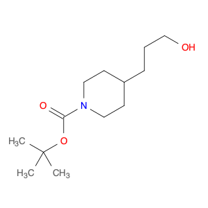 156185-63-6 1-Piperidinecarboxylic acid, 4-(3-hydroxypropyl)-, 1,1-dimethylethyl ester