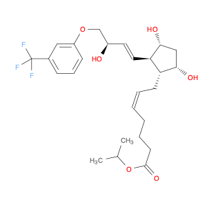 157283-68-6 5-Heptenoic acid, 7-[(1R,2R,3R,5S)-3,5-dihydroxy-2-[(1E,3R)-3-hydroxy-4-[3-(trifluoromethyl)phenoxy]-1-buten-1-yl]cyclopentyl]-, 1-methylethyl ester, (5Z)-