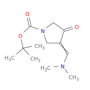 1-Pyrrolidinecarboxylic acid, 3-[(dimethylamino)methylene]-4-oxo-, 1,1-dimethylethyl ester