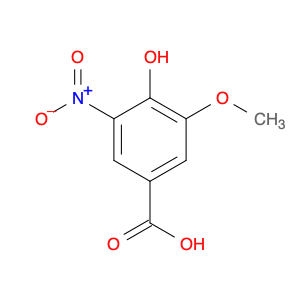 Benzoic acid, 4-hydroxy-3-methoxy-5-nitro-