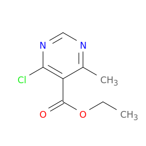 5-Pyrimidinecarboxylic acid, 4-chloro-6-methyl-, ethyl ester