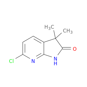 1581754-84-8 6-Chloro-3,3-dimethyl-1H-pyrrolo[2,3-b]pyridin-2(3H)-one