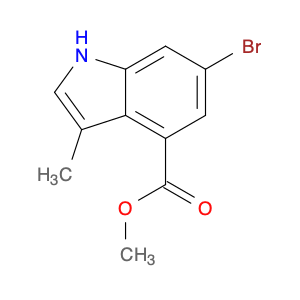 1583272-35-8 1H-Indole-4-carboxylic acid, 6-bromo-3-methyl-, methyl ester