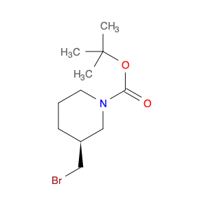 158406-99-6 1-Piperidinecarboxylic acid, 3-(bromomethyl)-, 1,1-dimethylethyl ester, (3S)-