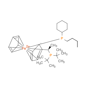 158923-11-6 Ferrocene, 1-[(1R)-1-[bis(1,1-dimethylethyl)phosphino]ethyl]-2-(dicyclohexylphosphino)-, (2R)-