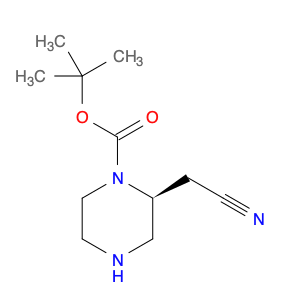 1589565-36-5 tert-butyl (2S)-2-(cyanomethyl)piperazine-1-carboxylate