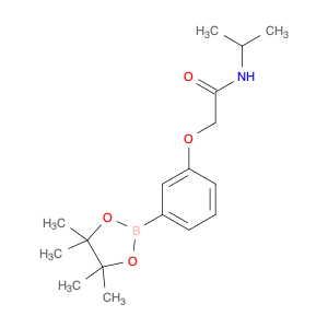 1595290-47-3 N-Isopropyl-2-(3-(4,4,5,5-Tetramethyl-1,3,2-Dioxaborolan-2-Yl)Phenoxy)Acetamide