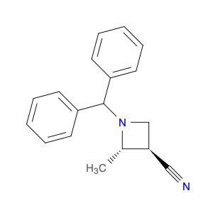 159556-79-3 trans-1-benzhydryl-2-methyl-azetidine-3-carbonitrile