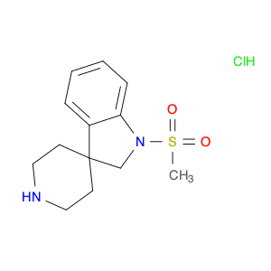 159634-86-3 1-(methylsulfonyl)spiro[indoline-3,4'-piperidine] hydrochloride