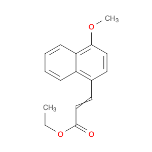 2-Propenoic acid, 3-(4-methoxy-1-naphthalenyl)-, ethyl ester