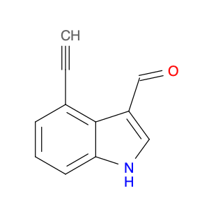 1H-Indole-3-carboxaldehyde, 4-ethynyl-