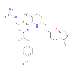 159857-80-4 L-Ornithinamide, N-[6-(2,5-dihydro-2,5-dioxo-1H-pyrrol-1-yl)-1-oxohexyl]-L-valyl-N5-(aminocarbonyl)-N-[4-(hydroxymethyl)phenyl]-