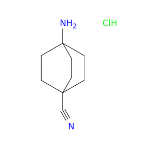 Bicyclo[2.2.2]octane-1-carbonitrile, 4-amino-, hydrochloride (1:1)