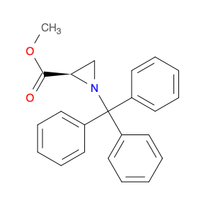 2-Aziridinecarboxylic acid, 1-(triphenylmethyl)-, methyl ester, (2R)-