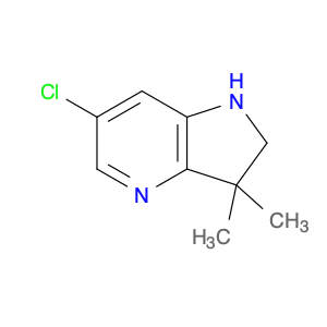 1604818-09-8 6-chloro-3,3-dimethyl-1H,2H,3H-pyrrolo[3,2-b]pyridine