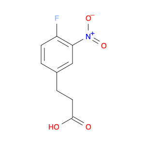 Benzenepropanoic acid, 4-fluoro-3-nitro-