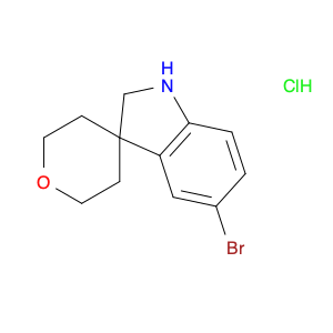 1609266-05-8 Spiro[3H-indole-3,4'-[4H]pyran], 5-bromo-1,2,2',3',5',6'-hexahydro-, hydrochloride (1:1)