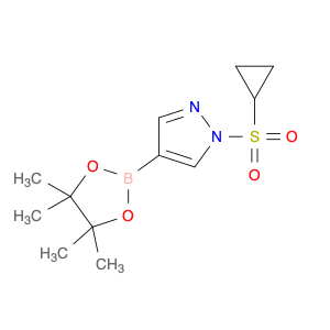 1612172-62-9 1H-Pyrazole, 1-(cyclopropylsulfonyl)-4-(4,4,5,5-tetramethyl-1,3,2-dioxaborolan-2-yl)-