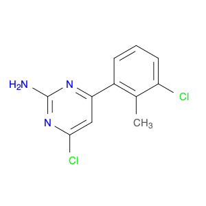 1612184-10-7 4-Chloro-6-(3-chloro-2-methylphenyl)pyrimidin-2-amine