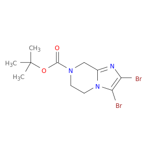 1613148-22-3 tert-butyl 2,3-dibromo-6,8-dihydro-5H-imidazo[1,2-a]pyrazine-7-carboxylate