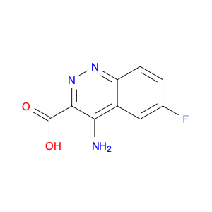 3-Cinnolinecarboxylic acid, 4-amino-6-fluoro-