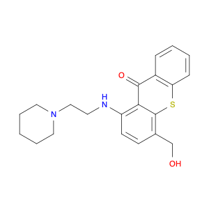 16140-27-5 9H-Thioxanthen-9-one, 4-(hydroxymethyl)-1-[[2-(1-piperidinyl)ethyl]amino]-