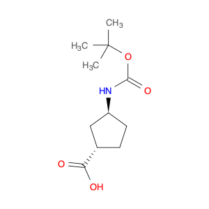 161601-29-2 Cyclopentanecarboxylic acid, 3-[[(1,1-dimethylethoxy)carbonyl]amino]-, (1S,3S)-